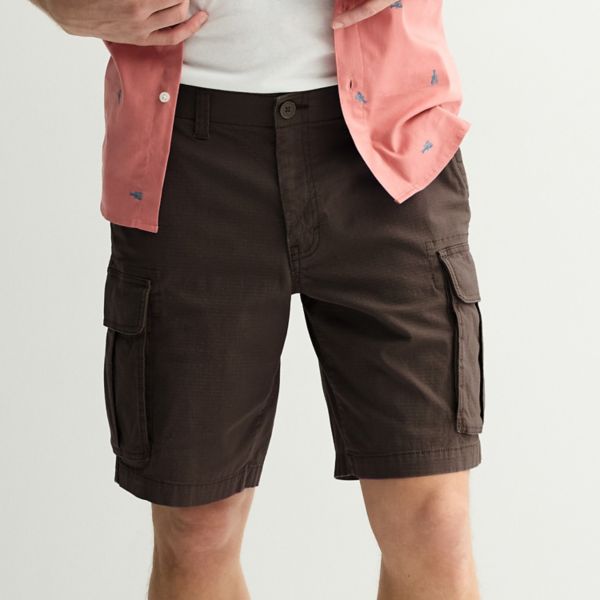 

Мужские повседневные шорты-карго Flexwear из рипстопа, 10 дюймов Sonoma Goods For Life, цвет berkley brown