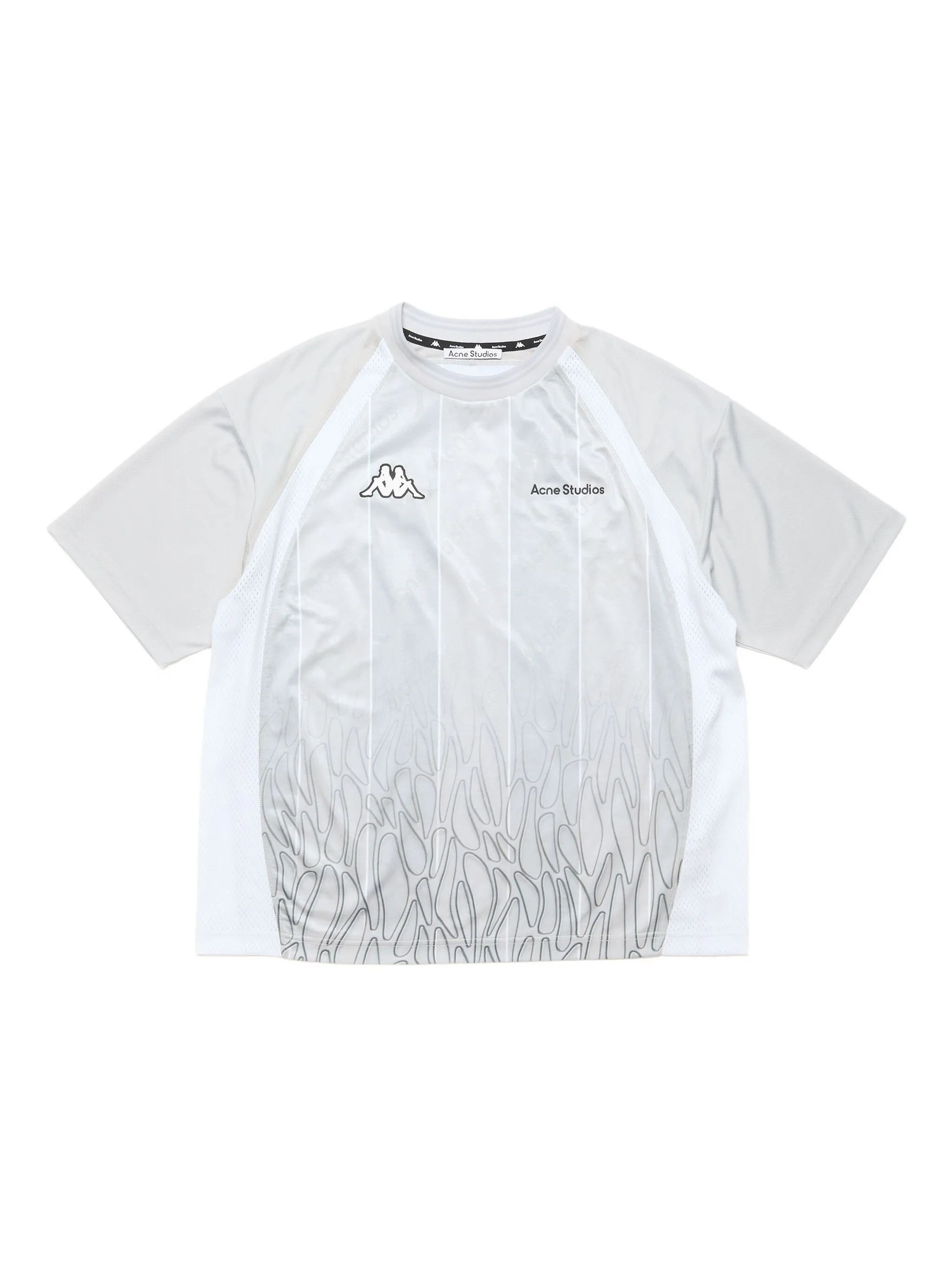 

Футболка с логотипом из коллаборации с Kappa Acne Studios, серый