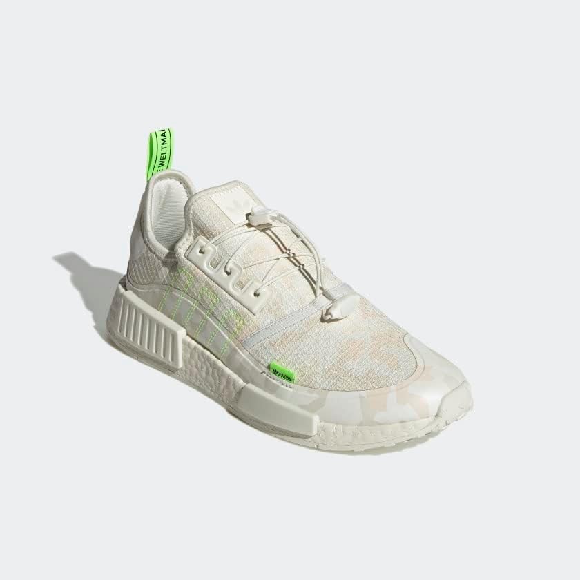 Кроссовки adidas NMDr1 для мужчин, черный/зеленый/белый — фото 4