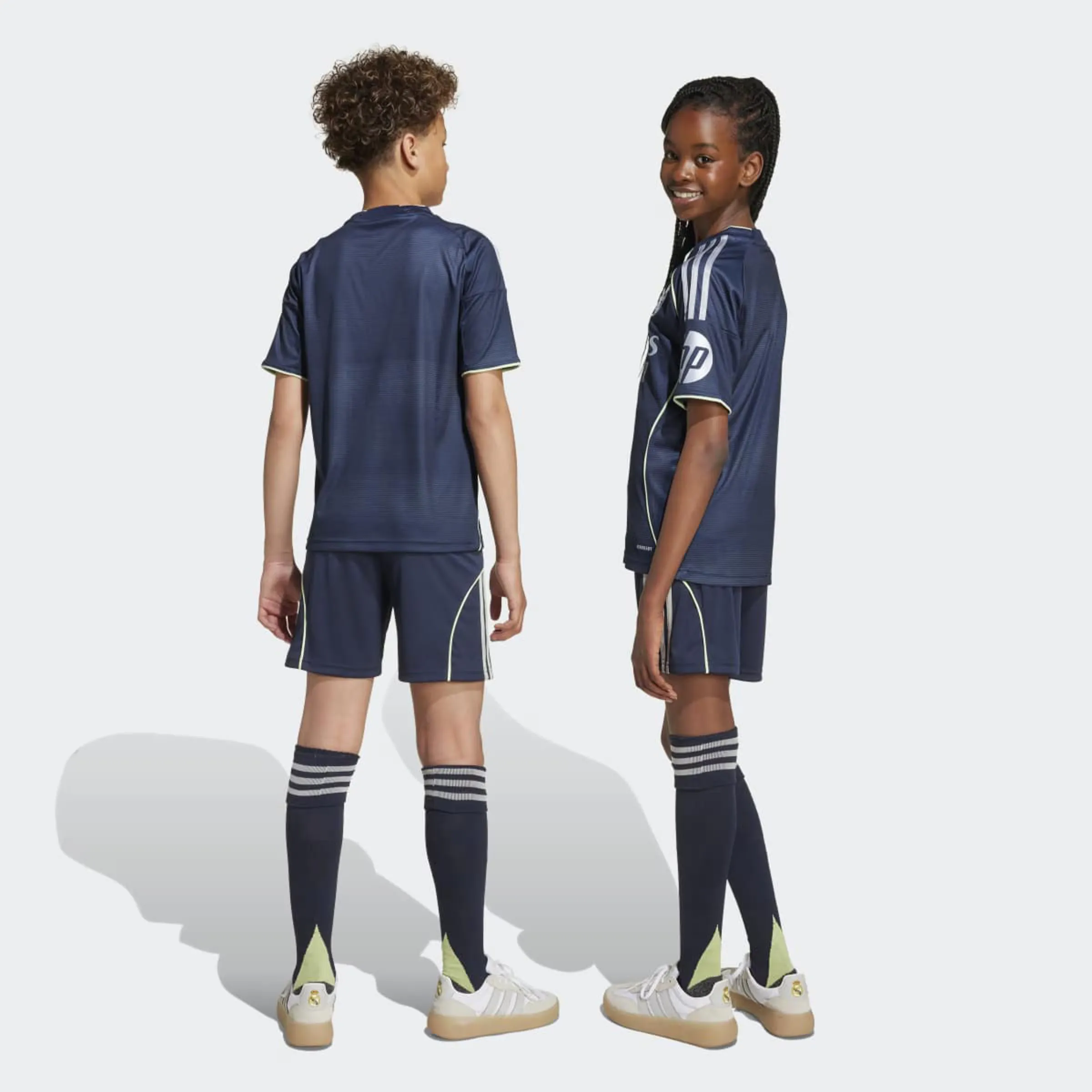 Детский комплект 2-й формы Real Madrid CF 2025-2026 adidas, синий — фото 2