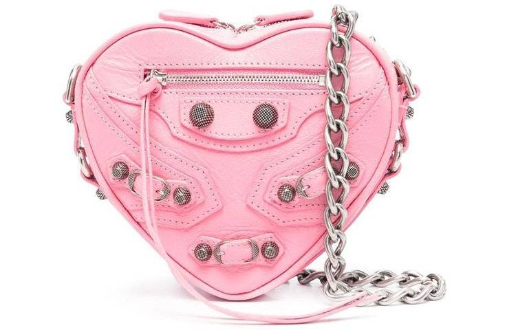 

Balenciaga Мини-сумка Le Cagole Heart Pink