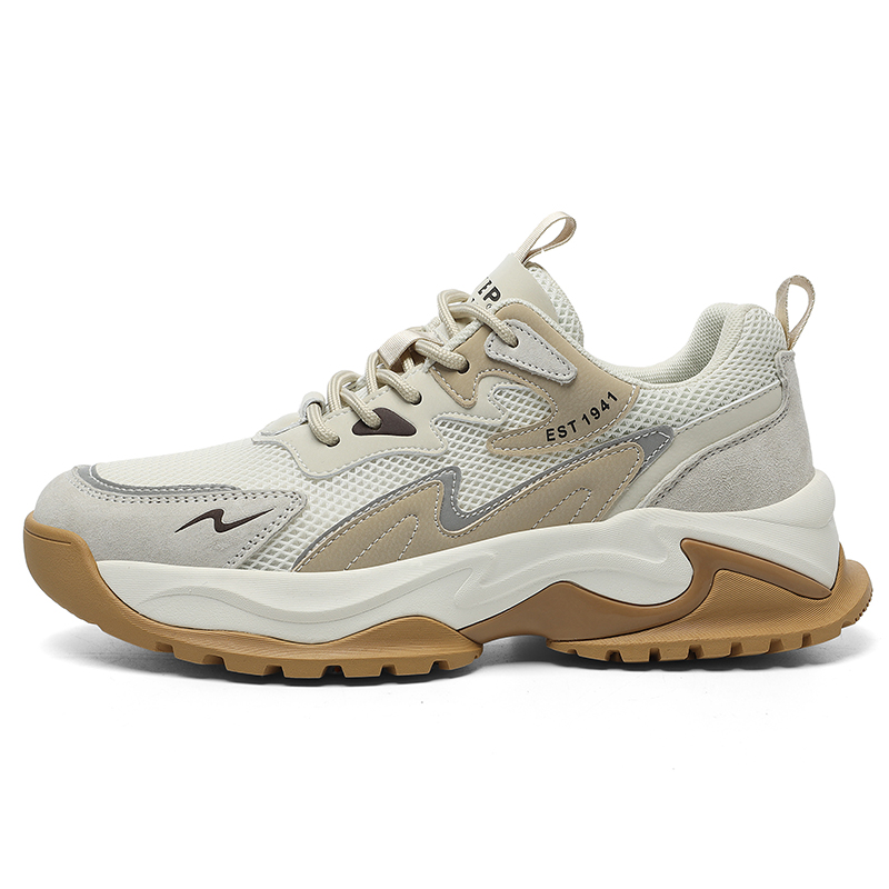 

JEEP SPIRIT Уличные повседневные низкие массивные кроссовки унисекс Sand Fox White (улучшенная дышащая сетка без подкладки), цвет Sand Fox White (Upgraded Breathable Unlined Mesh)