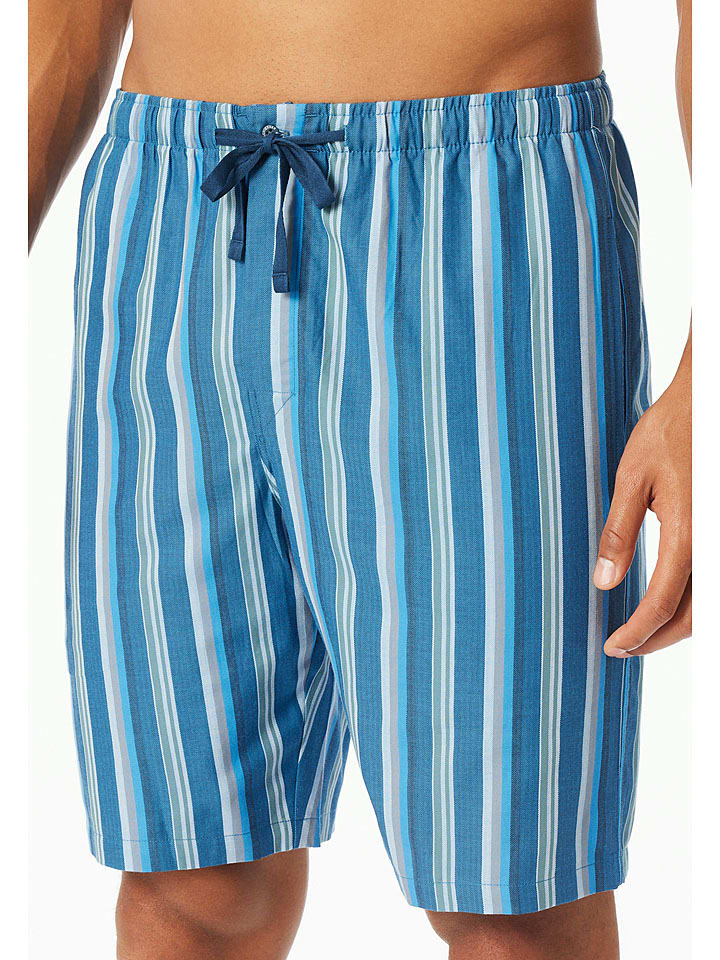 

Schiesser Пижамные шорты синего цвета