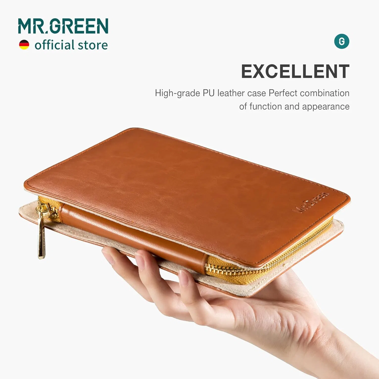 Маникюрный набор (12 предметов) в кожаном чехле от MR.GREEN ‎Mr.Green — фото 3