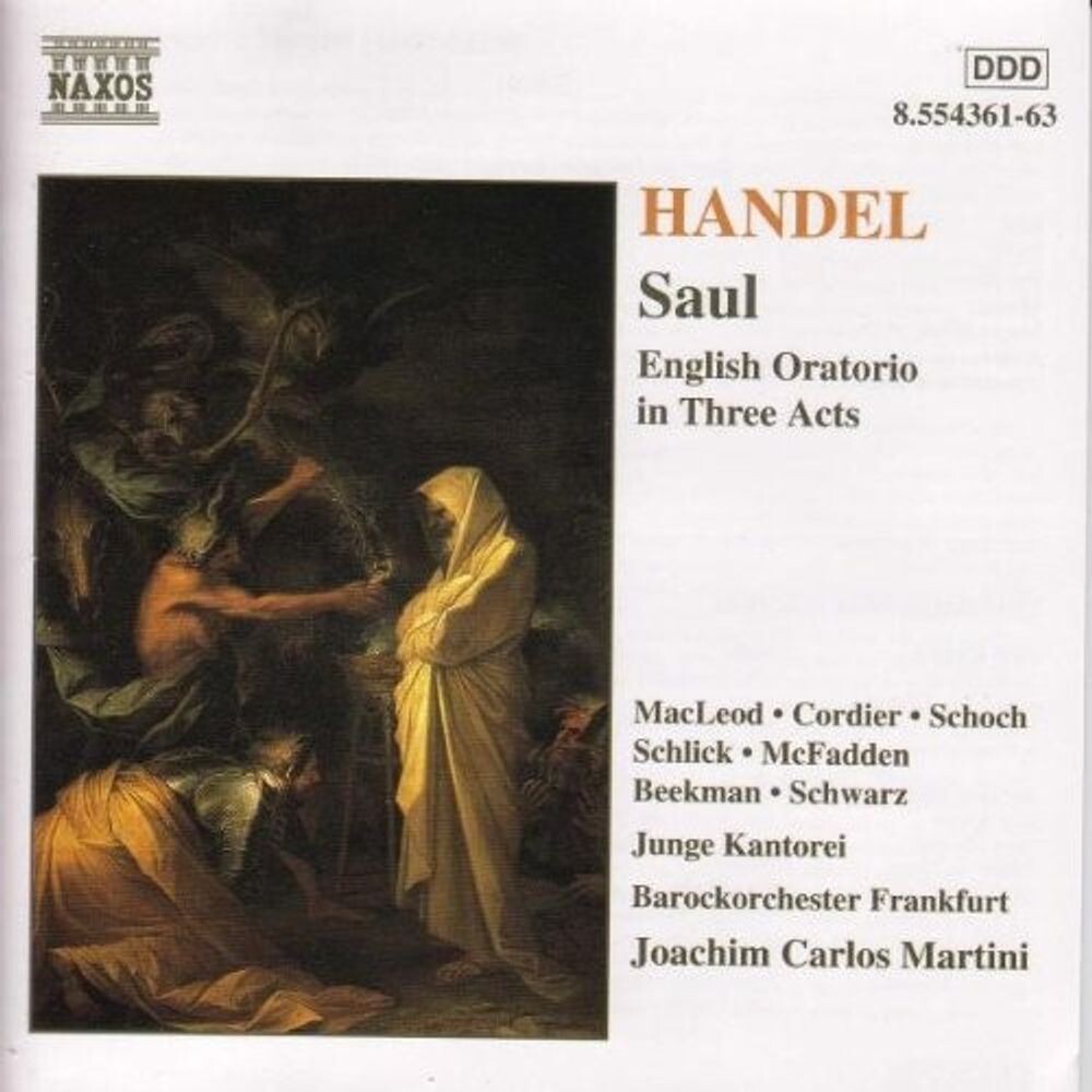 

Диск CD Handel: Saul - George Frideric Handel