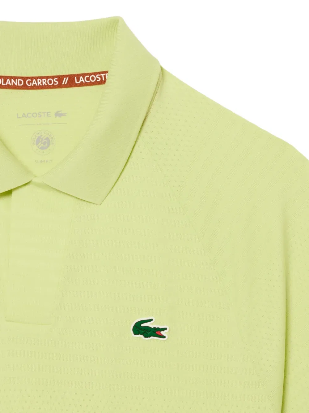 Поло с логотипом Lacoste, зеленый — фото 3