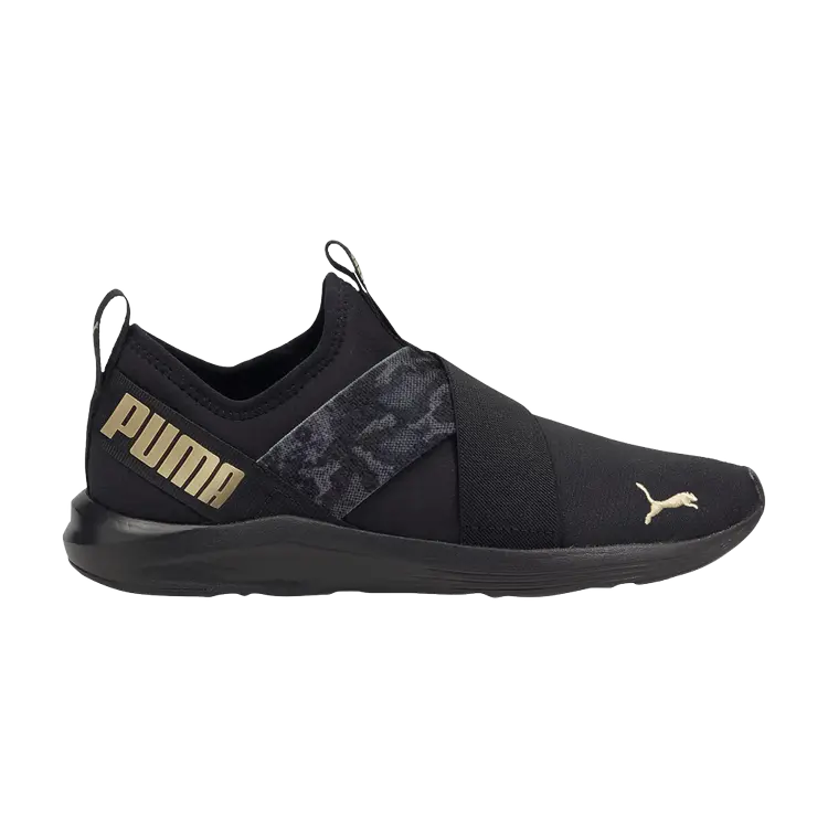 Кроссовки Wmns Prowl Slip-On, цвет Animal - Black Team Gold