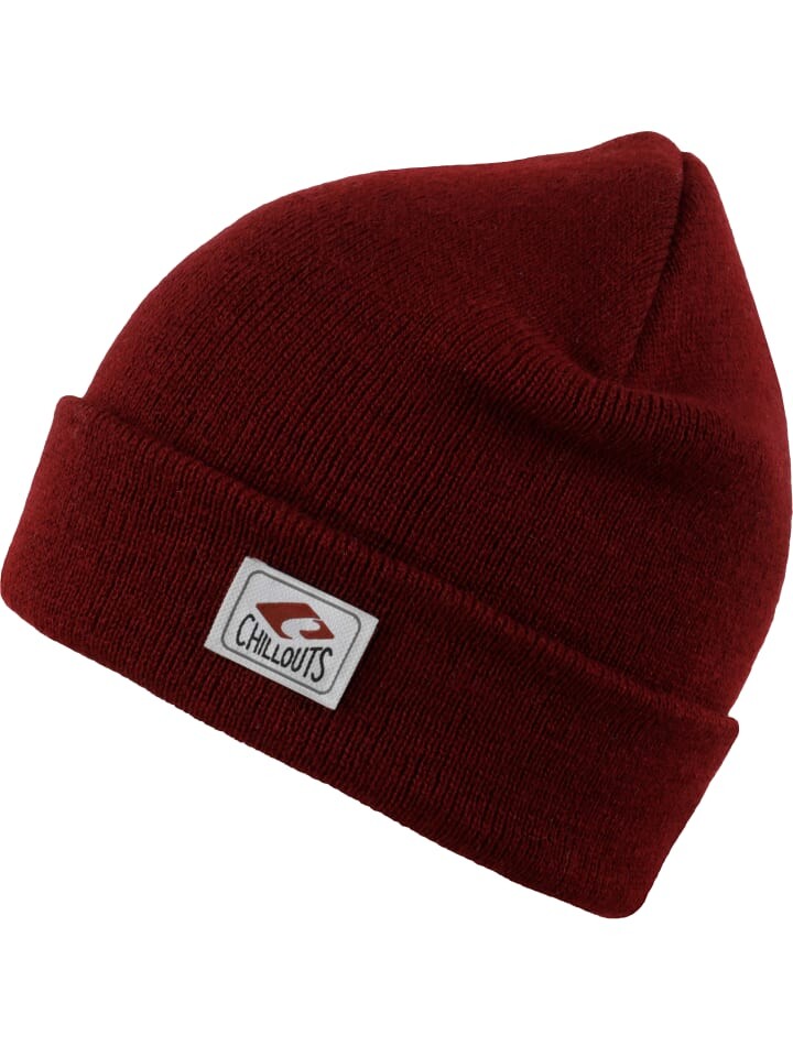 

Шапка Chillouts Headwear Beanie Mütze Mitch, цвет Bordeaux Rot