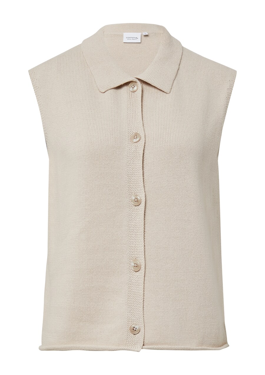 

Вязаный жилет comma casual identity, светло-бежевый