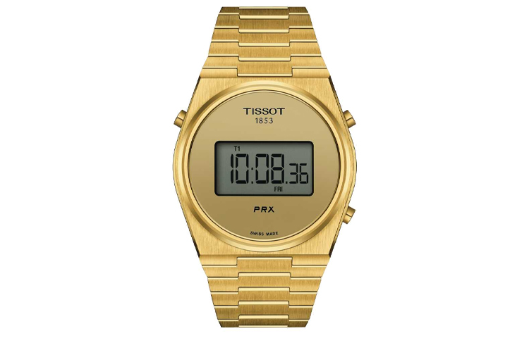 

TISSOT Часы PRX Collection Quartz Movement Unisex Watch 40mm Gold Dial T137.463.33.020.00, Gold Dial