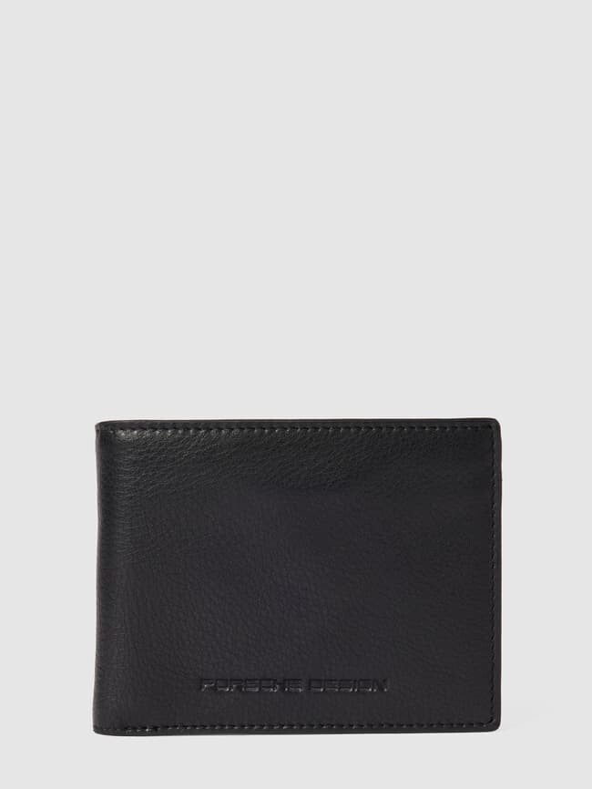 

Кошелек из натуральной кожи с фактурным рисунком Porsche Design, черный