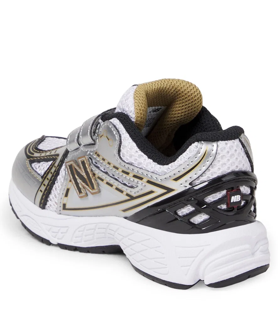 Кроссовки 1906 года на липучке New Balance Kids, серебро — фото 3