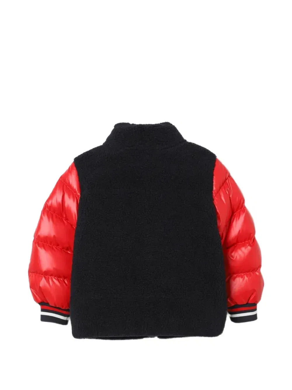 Куртка со стеганой вставкой Moncler Enfant, черный — фото 2