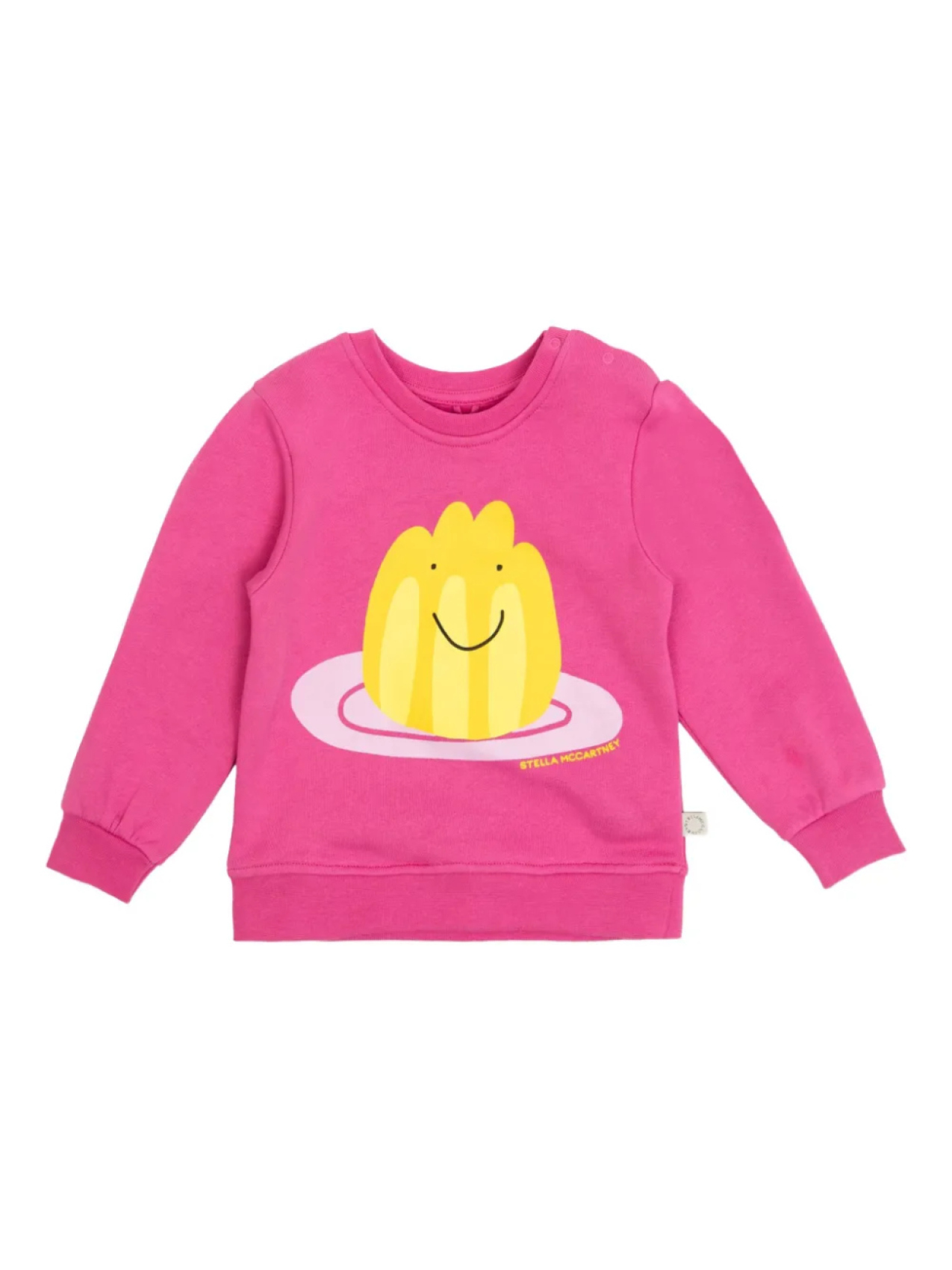 

Толстовка Stella McCartney Kids с желейным принтом, розовый