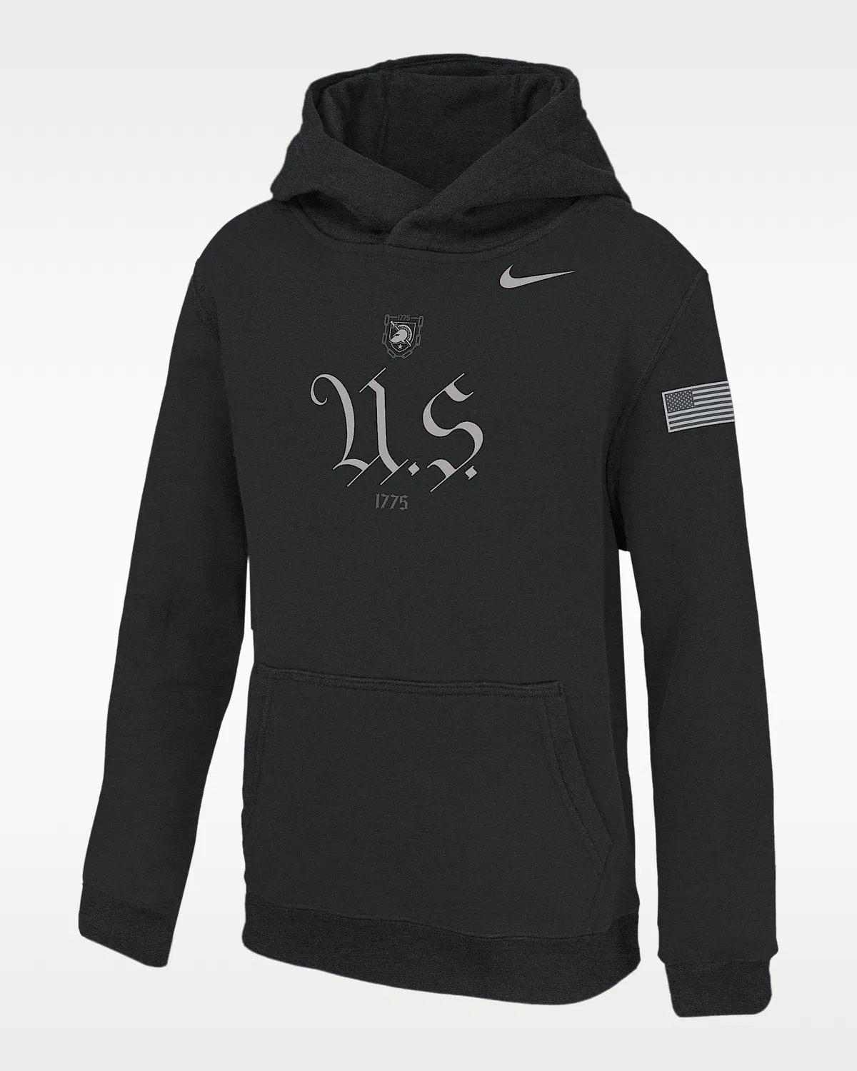 Детская худи Nike College Pullover Hoodie Army Club, Black