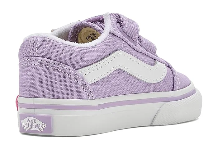 Кроссовки с бабочками Old Skool V Butterfly Vans Kids, Soft Orchid — фото 4