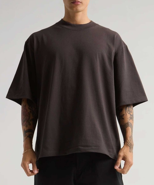 

Футболка, оверсайз, с коротким рукавом, из плотного хлопка (7.5 oz) SHAKA WeAR, угольно-серый