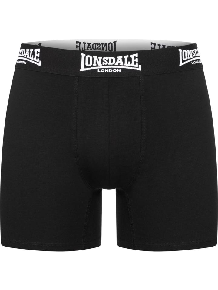 

Lonsdale Боксерские шорты "West Challow Boxer Shorts 4-Pack" черного цвета