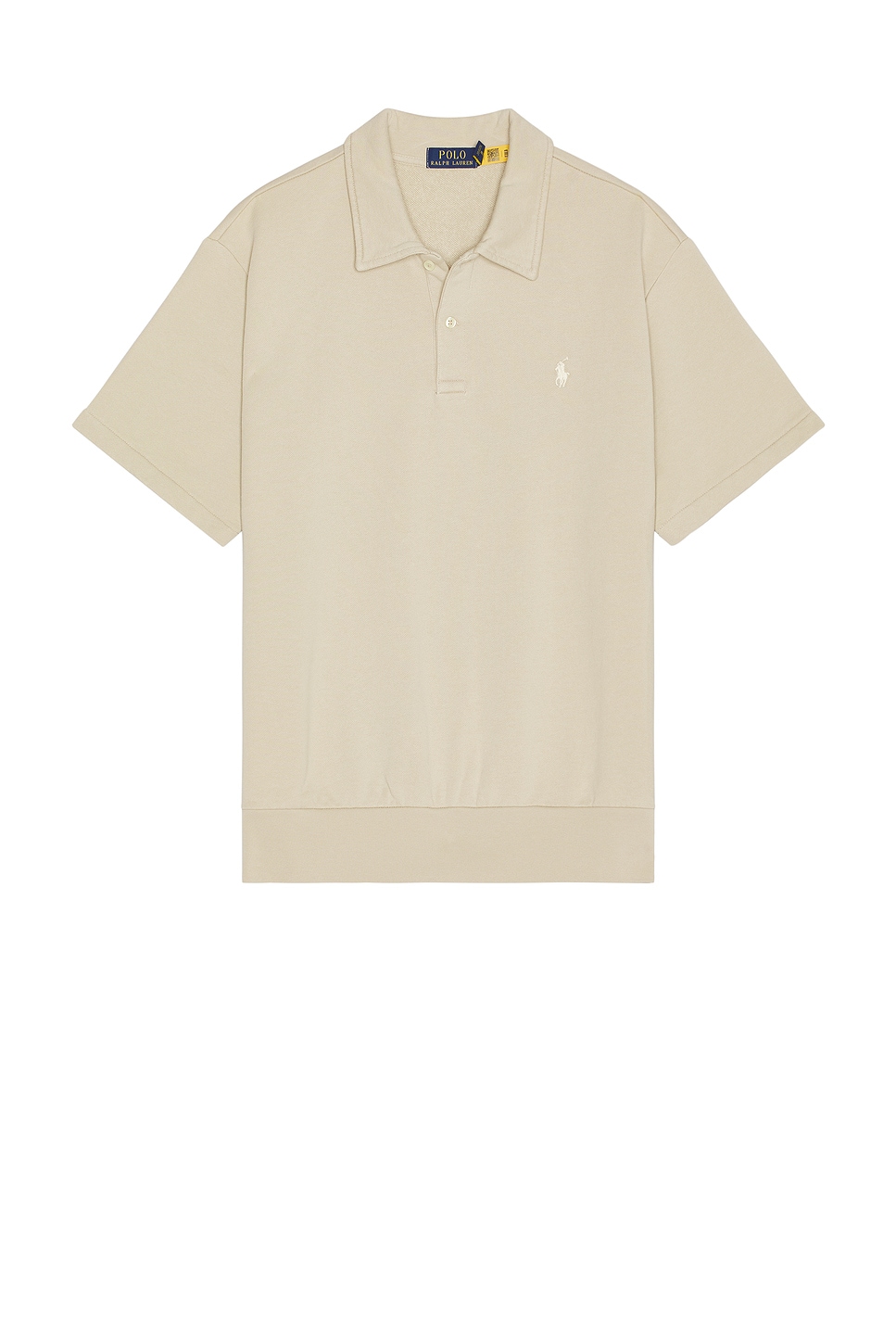 

Поло с коротким рукавом из махрового хлопка Polo Ralph Lauren, stonewear grey