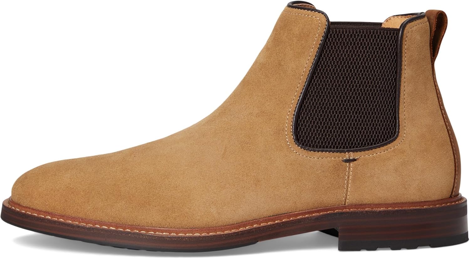 Мужские ботинки Florsheim Anthem с эластичными вставками и цельным носком, Mocha Suede — фото 4