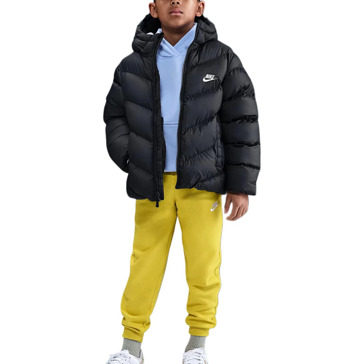Куртка капюшон Nike Kids Jackets Hooded Moderate черная