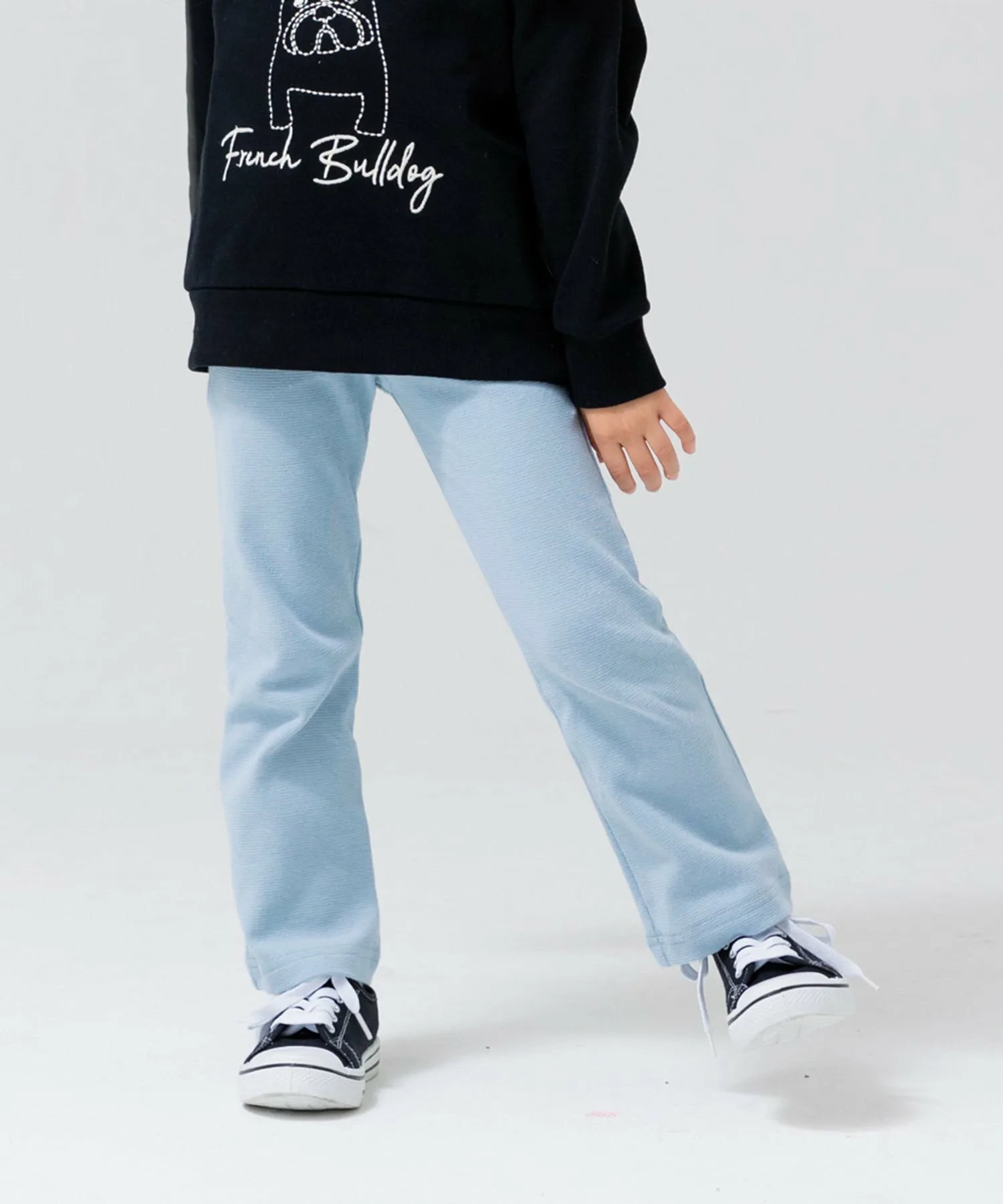 Расклешенные брюки из гиперэластичной ткани Chil2, Light blue — фото 4