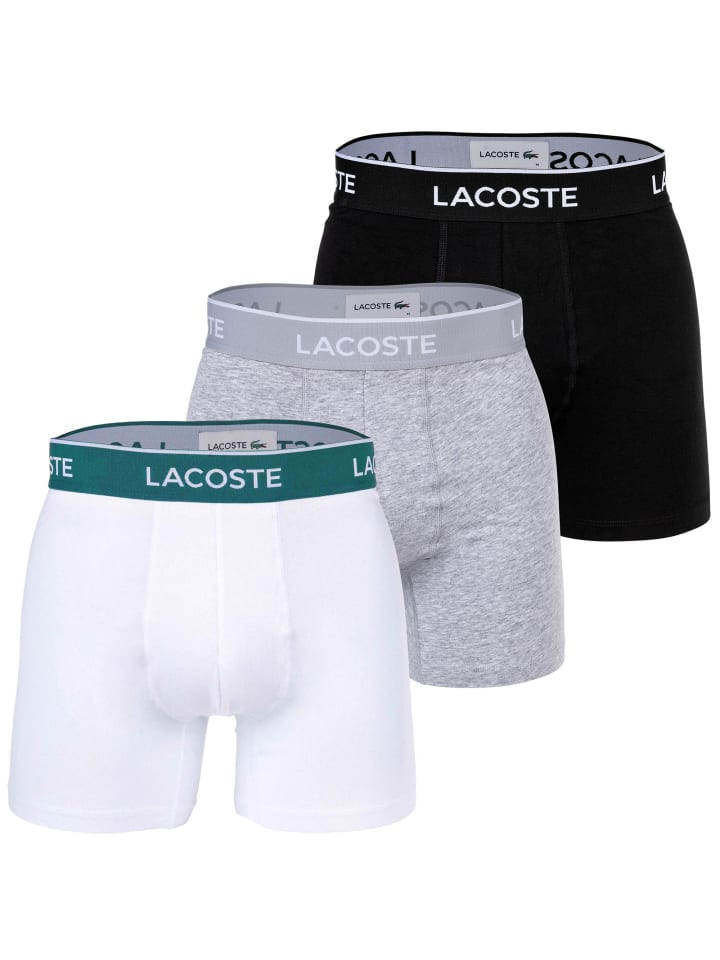 

Боксерские трусы Lacoste, цвет schwarz/weiß/grau
