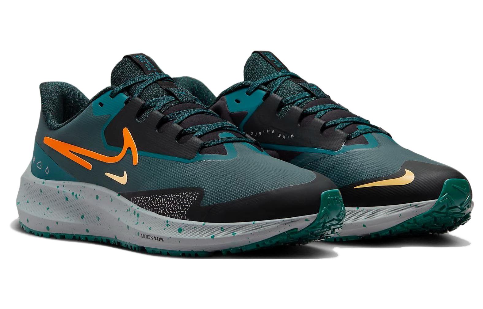 Nike Air Zoom Pegasus 39 Deep Jungle Safety Orange, Зеленый — фото 3