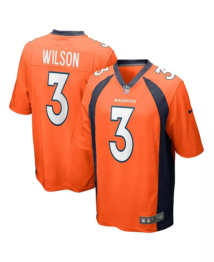 

Мужская альтернативная игровая футболка Russell Wilson Denver Broncos Nike, оранжевый