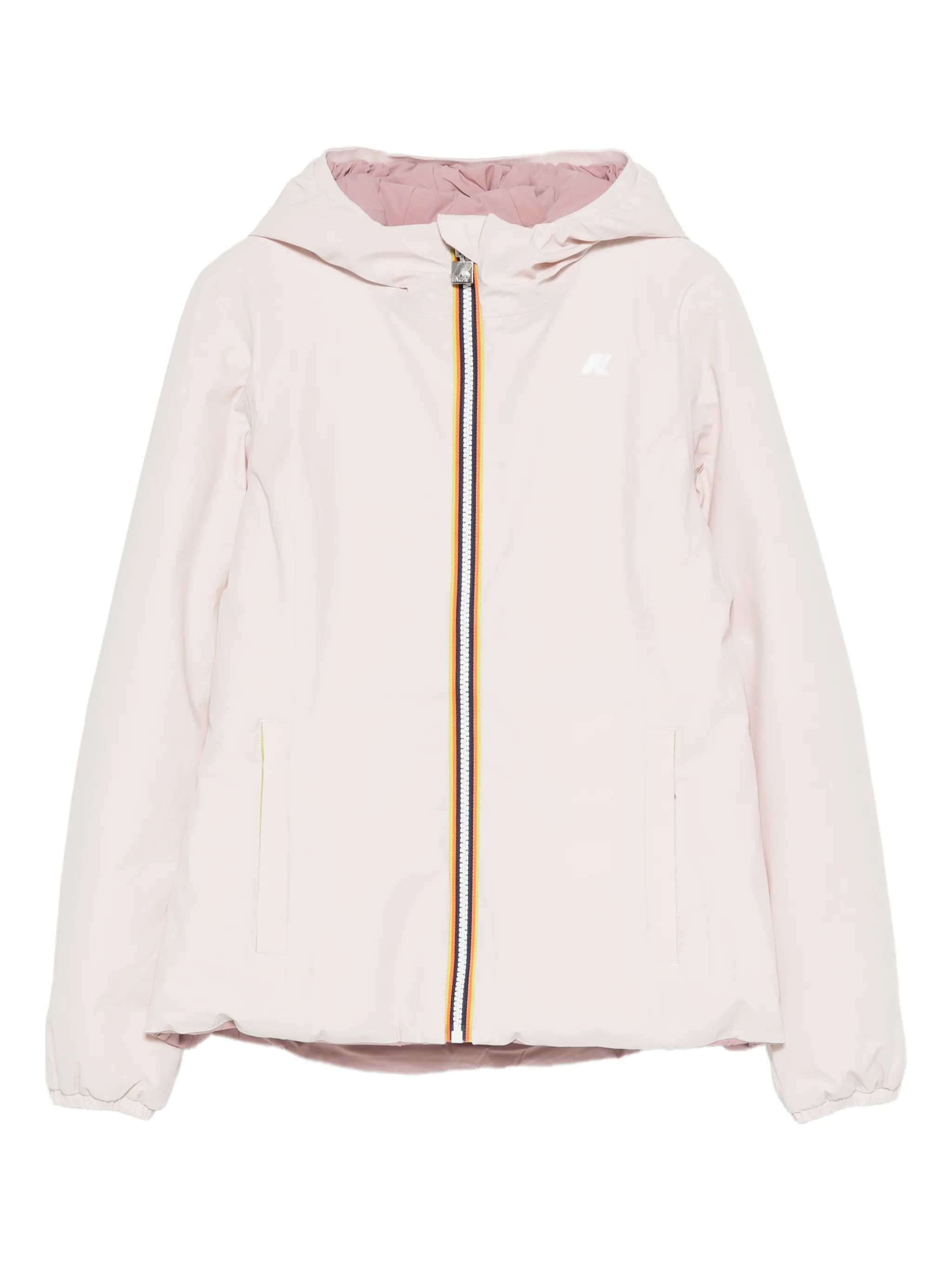 

Теплая двойная куртка с капюшоном P. Lily St K-Way, розовый