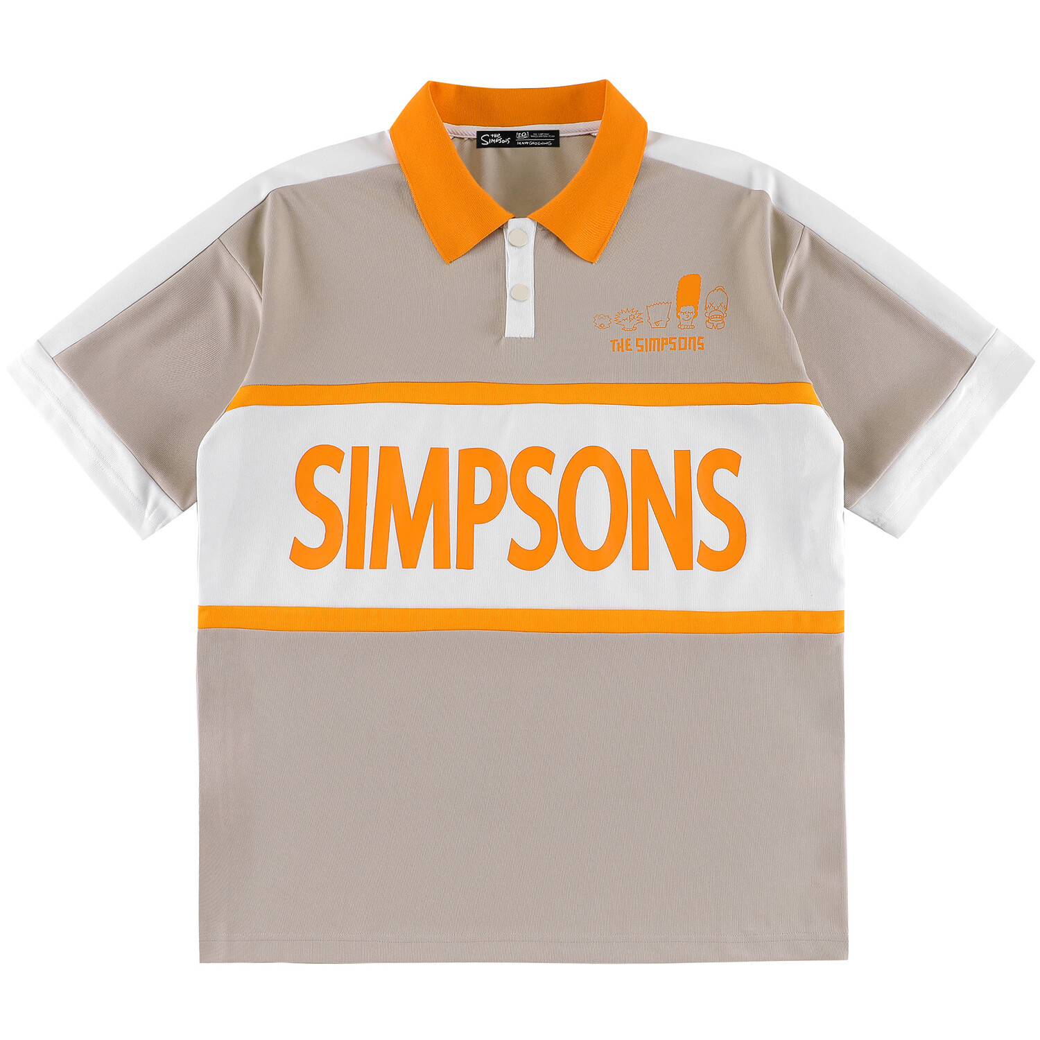 

The Simpsons Рубашка-поло унисекс «Симпсоны», Бежевый