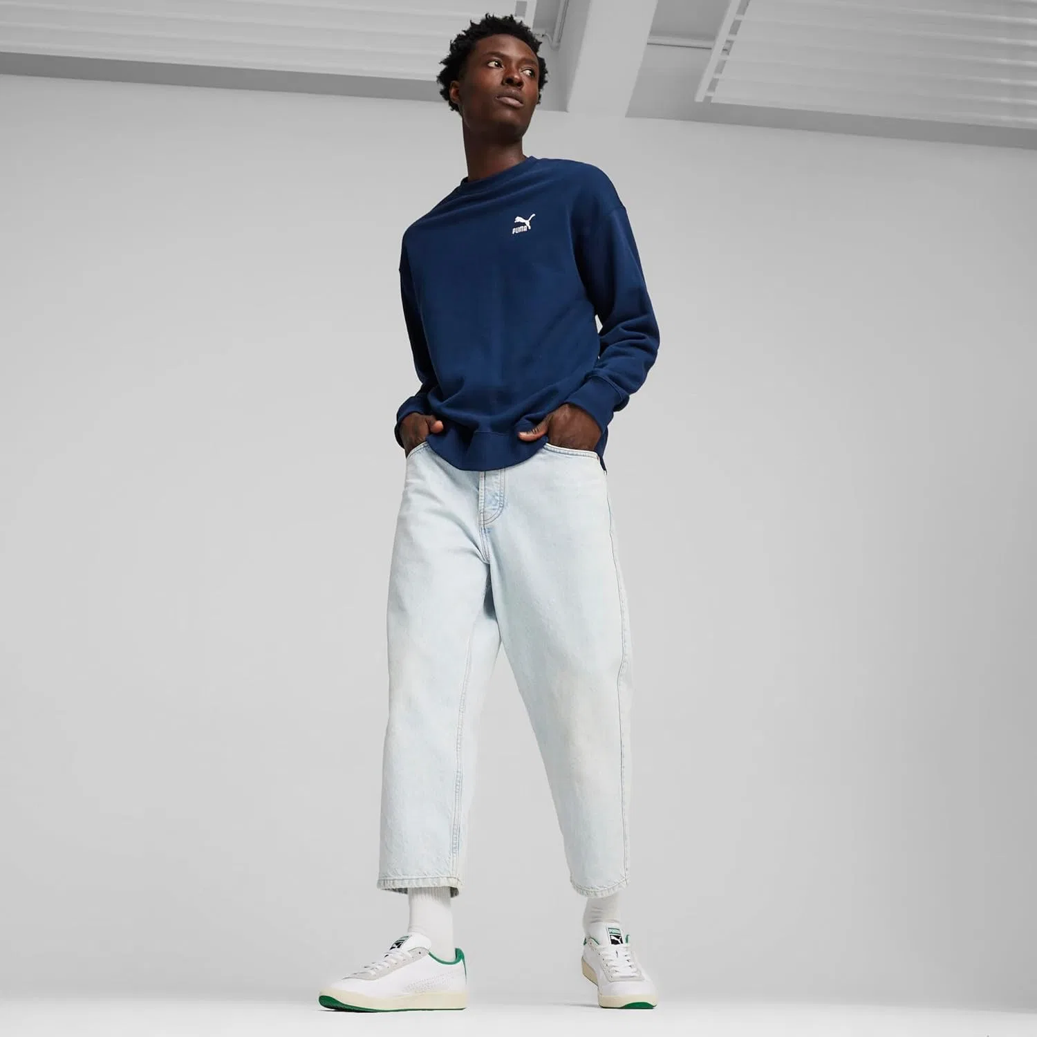 Мужские кроссовки PUMA Star OG, Puma White Archive Green — фото 3
