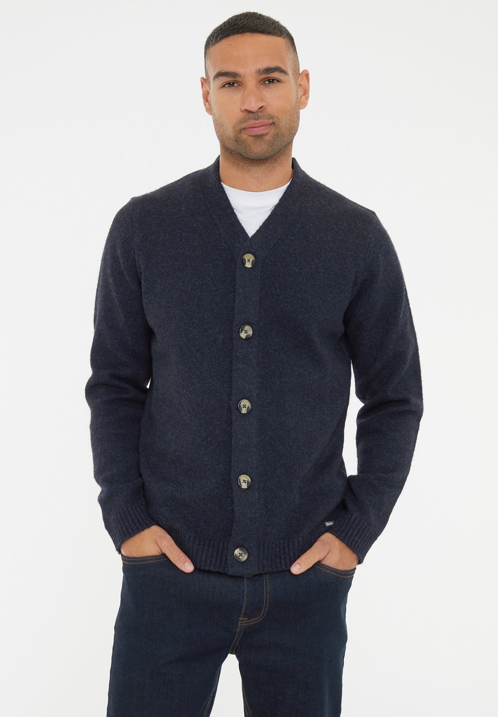 

Кардиган DUTCH Threadbare, синий