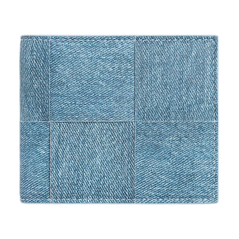 

Bottega Veneta Женский кошелек из овчины CASSETTE, микс синего и ледяного цветов