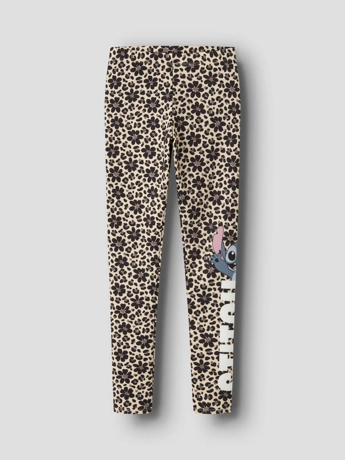 Брюки Name It Regular Pants Stitch бежевого цвета — фото 3