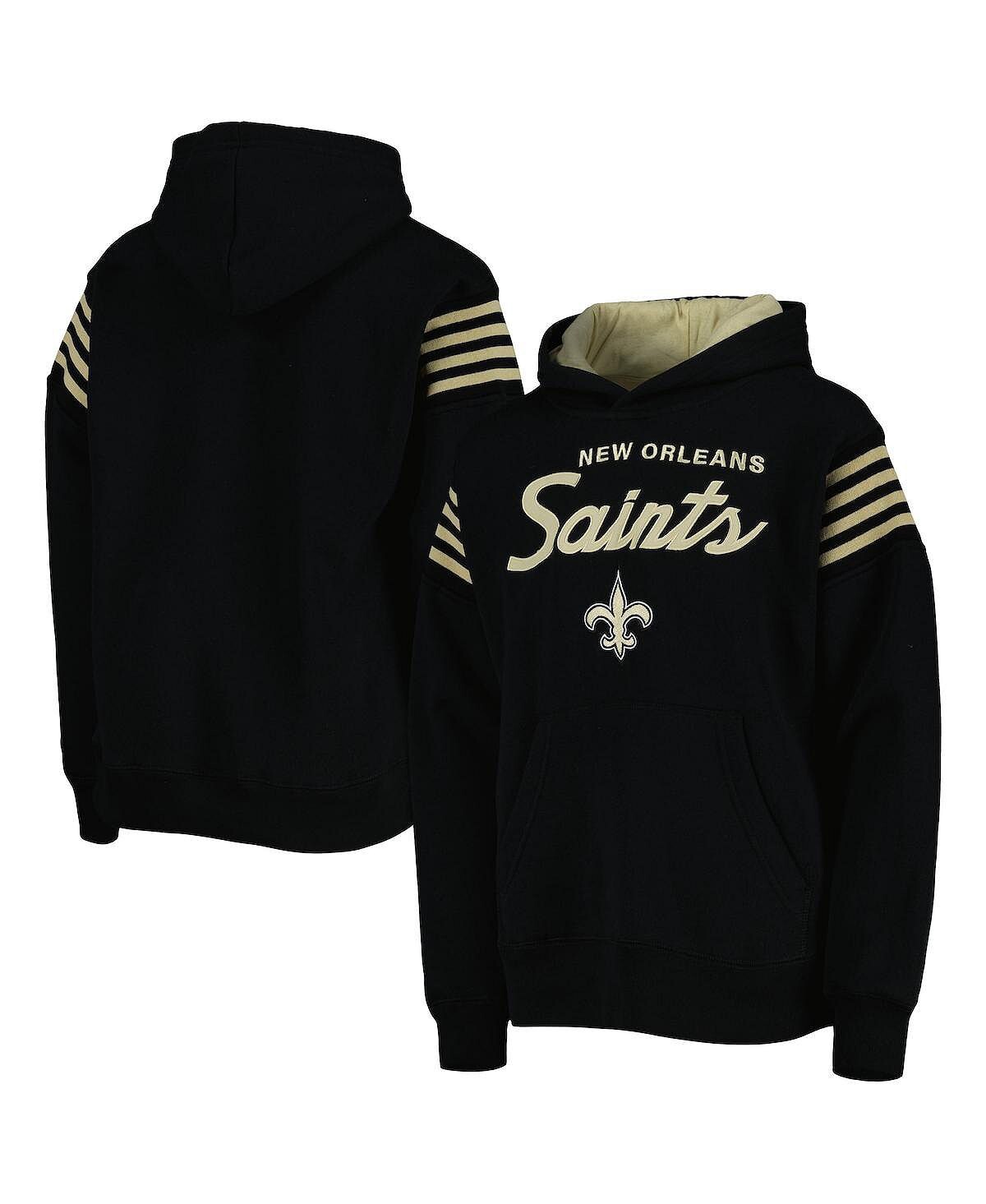 

Черный пуловер с капюшоном Big Boys New Orleans Saints The Champ Is Here Outerstuff