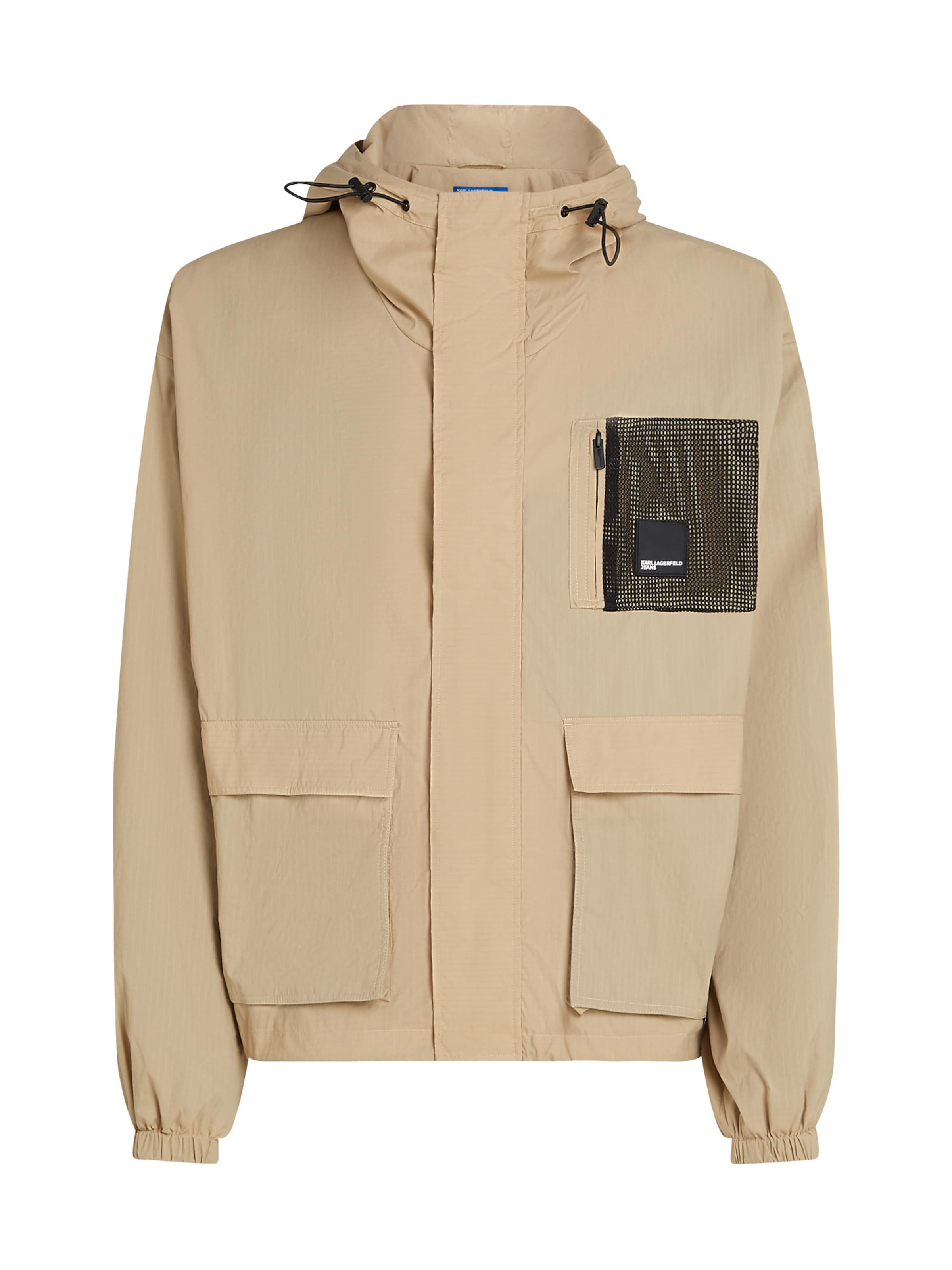 

KARL LAGERFELD JEANS Куртка межсезонная 'Utility' в бежевом цвете