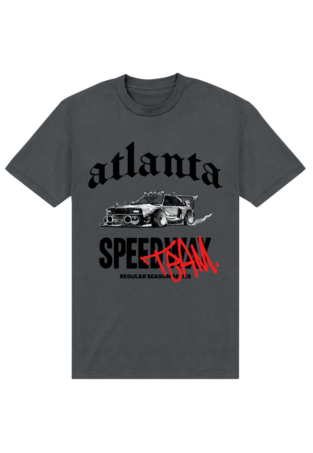 

Футболка с принтом ATLANTA SPEEDWAY Henry Tiger, серый