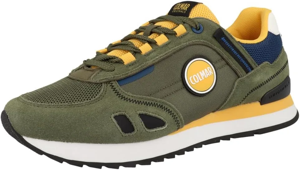 Кроссовки Colmar Travis Sport Colors, темно-синий/зеленый/желтый — фото 4