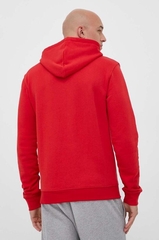Хлопковая толстовка Classics Trefoil Hoodie adidas Originals, красный — фото 3