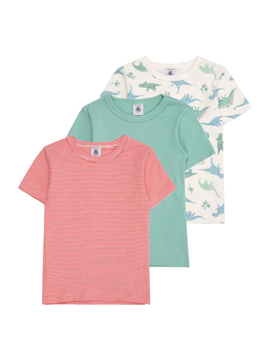 

Рубашка PETIT BATEAU, цвет Emerald/Red/White