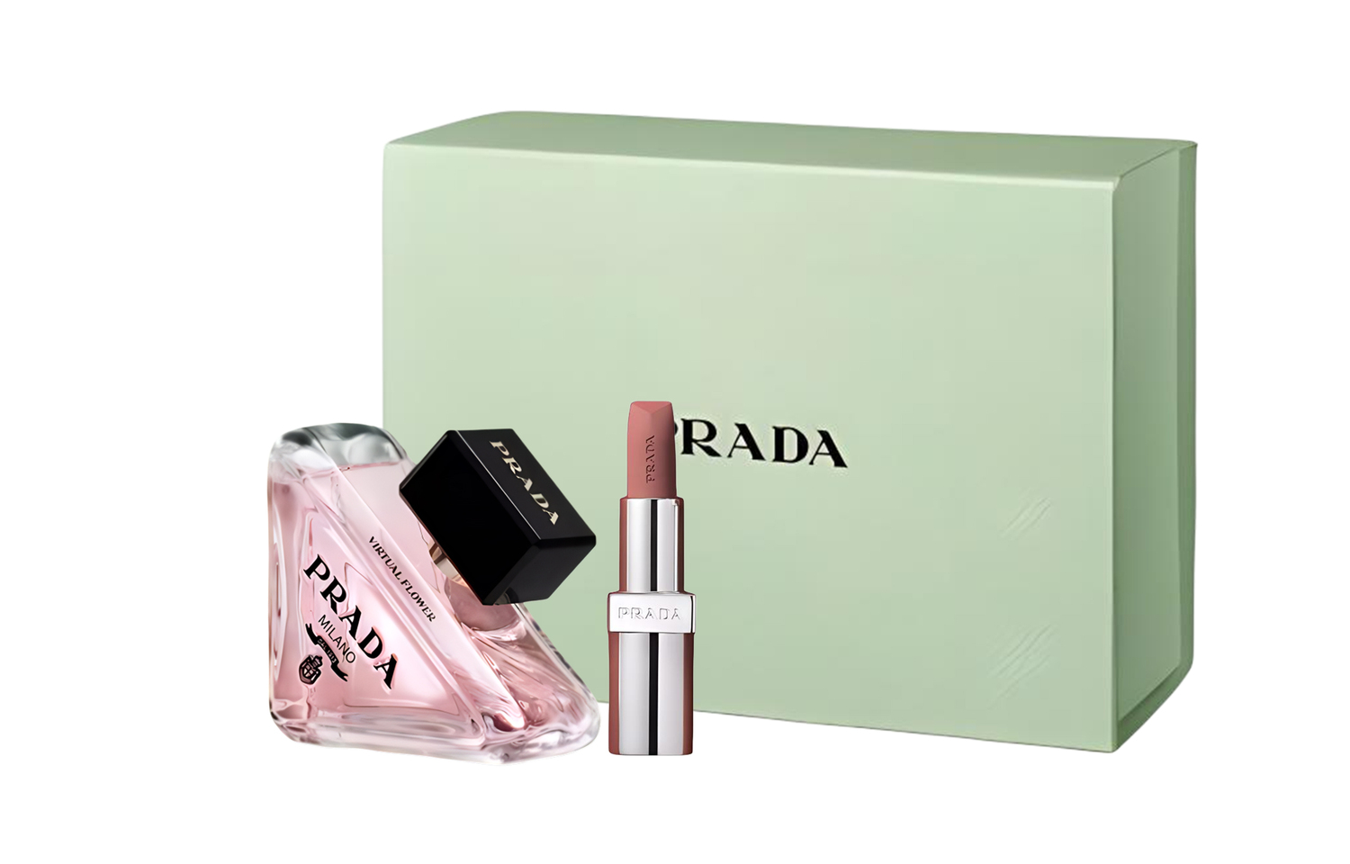 PRADA Парфюмерный набор лимитированный выпуск Holiday Garden Edition туалетная вода аромат лимонный белый мускус — фото 2