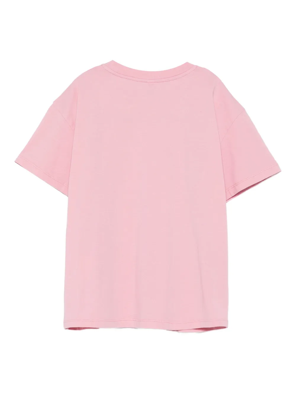 Хлопковая футболка с логотипом Stella McCartney Kids, розовый — фото 2