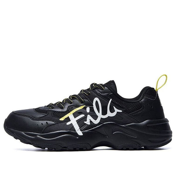 

Кроссовки lightning sports sneakers black/white/yellow Fila, черный