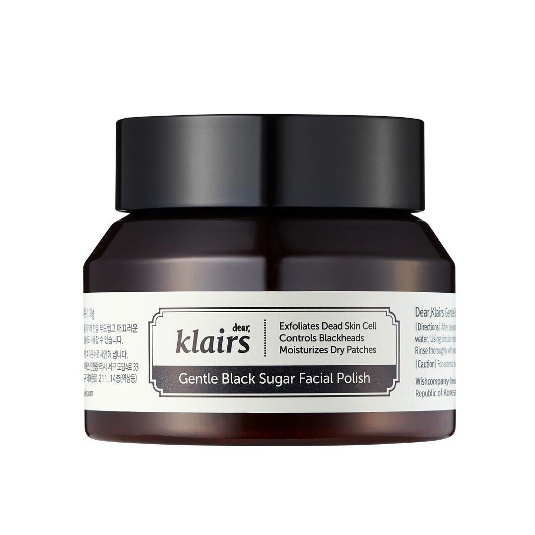 

Скраб для лица с черным пищевым сахаром Dear Klairs Gentle Black Sugar Facial Polish, 110 гр