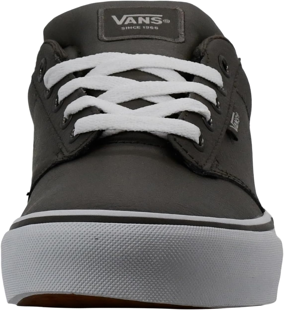 Vans мужские Atwood Deluxe Shoe | низкие модные кроссовки для работы, прогулок и повседневной носки, 2-Tone Leather Gray — фото 2