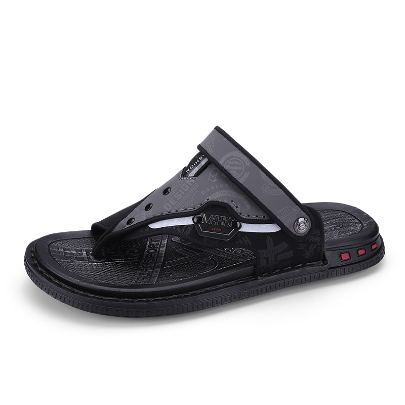 

LONGYING Мужские пляжные сандалии серые, цвет Gray