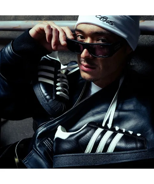 Мужские/женские кроссовки из кожи adidas SUPERSTAR II чёрные — фото 3