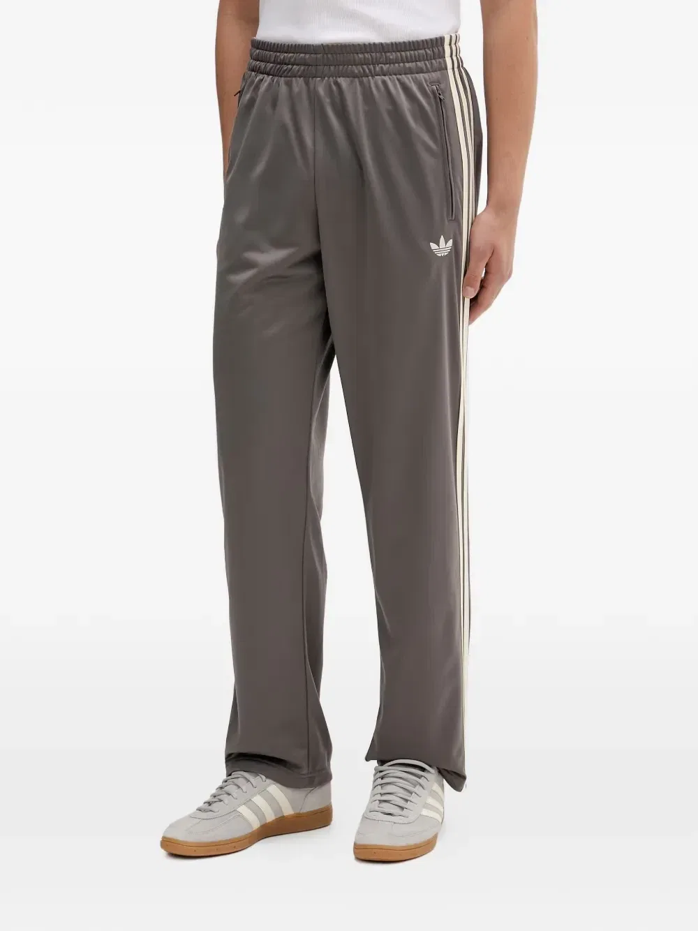 Спортивные брюки Firebird с полосками Adidas, серый