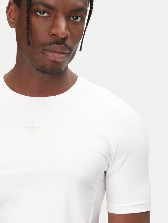 Облегающая футболка Fashion Cut Line JD0046 Adidas, белый — фото 4